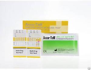 Accu-tell Multi-drug Rapid Test Panel With Alcohol Adulteration (urine)