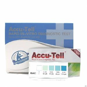 accu tellalcohol rapid test strip saliva