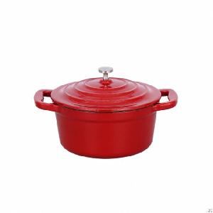 Asqg-15cm Enamel Cast Iron Dutch Oven