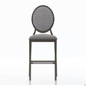 Sleek And Charming Yg7200-pb Metal Bar Stools With Back Pattern