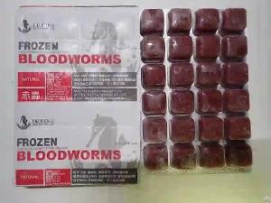 frozen fish food bloodworms