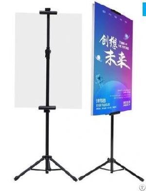 sided tripod poster stand adjustable sign holder