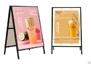 Iron A-frame Poster Stand