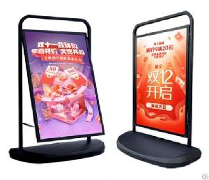 outdoor sidewalk sign water slide frame poster stand