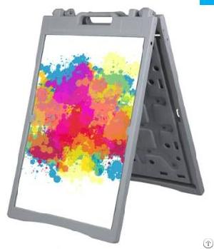 Plastic A-board Sidewalk Sign Water Base A-board Pavement Sign