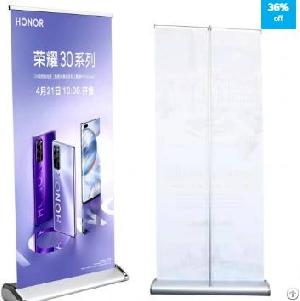teardrop retractable banner aluminum roll up stand