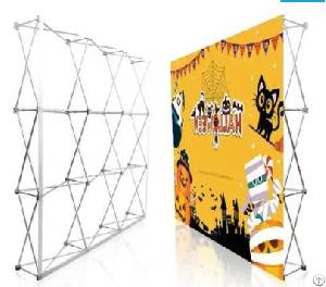 tension fabric pop up display stand trade show backdrop