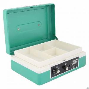 Dual Cash Box With Coin Tray 8 Inch