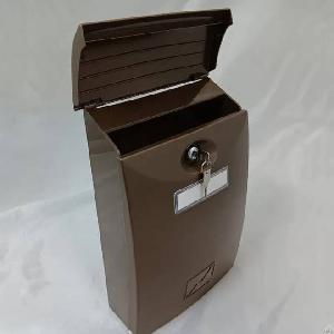 Vertical Wall Mount Plastic Mailbox / Letter Box