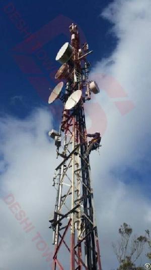 standing cell phone tower