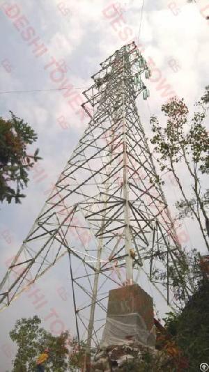 Transmission Line Lattice Steel Tower