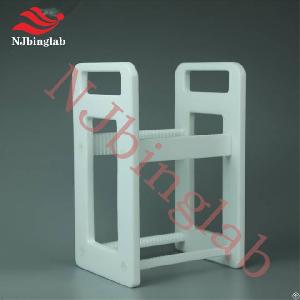 Njbinglab Ptfe Wafer Carrier, Anti-corrosion, For Upright Storage And Cleaning