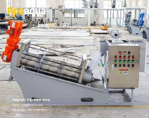 apoaqua sludge dewatering screw press pulp mill