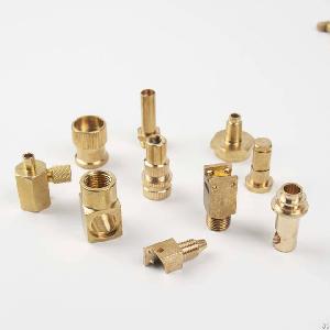 Custom-made Brass Pipe Fittings Cnc Machining Brass Parts Cnc Turning And Milling Parts