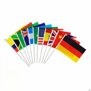 printed hand waving flag events