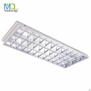 mdl t8 led louver light fixture sf8
