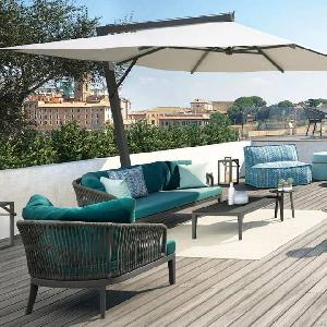 Outdoor Sofa Patio Furniture Series Rope Sofa Set With Table