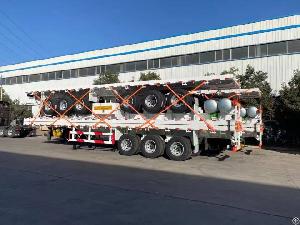 Tri Axle Flatbed Semi Trailer For Sale
