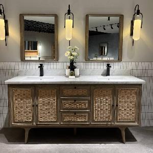 Teak Bathroom Vanity