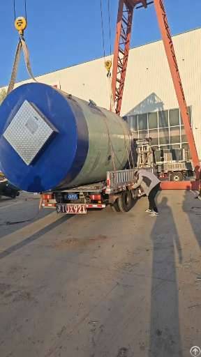 Size Customized China Frp Integrated Pump Station Factory Manufacturer