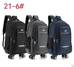 Large Capacity Carry-on Easy Travel Bags Backpacks With 4 Removable Wheels