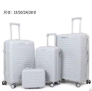 Pp Luggage Sets Hard Shell Cheap Price Pp Material Suitcase