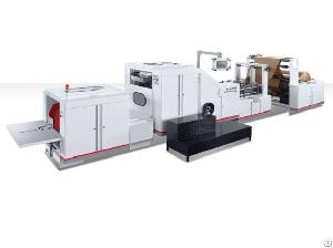 Sbr-460 Adjustable Roll Square Bottom Paper Bag Making Machine