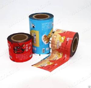 Printed Laminated Food Packaging Plastic Roll Film