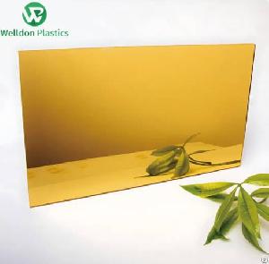Golden Mirror Acrylic With Adhesive Tape