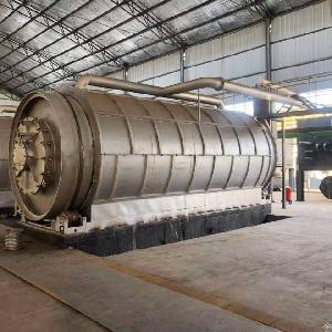 waste tire rubber pyrolysis plant