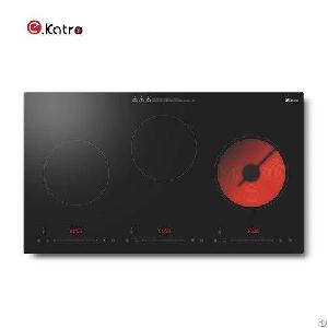 Ly-tm1 Built-in Triple Burners Hybrid Hob