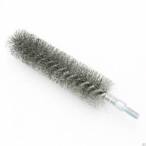 Single Spiral With Thread Shank Twisted Wire Industry Tube Brushes