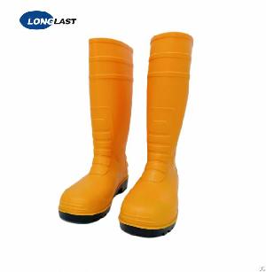 Ll-2-10 Customized Yellow / Black Pvc Boots