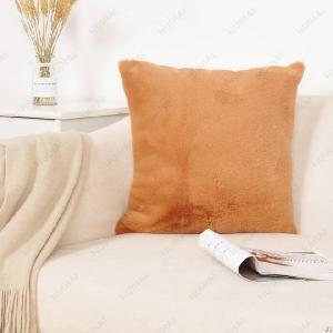 Faux Rabbit Fur Pillow