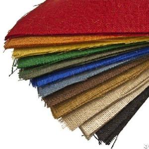 Colored Hessian Jute Fabrics