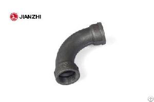 High Quality Bsp Black Malleable Iron 90 Degree Bend Factory