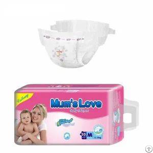 China Oem Mums Love Disposable Baby Diaper Nappies Supplier