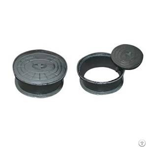 Round Black Ductile Cast Iron Surface Box