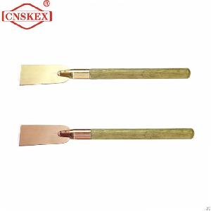 Non-sparking Long Wooden Handle Scraper