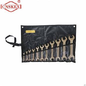 Sk138a Non-sparking Double Open End Wrench Set