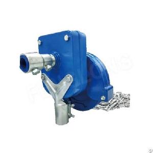 Roof Manual Film Reeler Hand Crank Winch Roll Up Unit For Poly Film Greenhouse Ventilation Na105