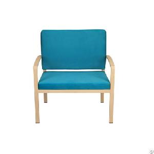 Aluminum Wood Grain Wider Arm Chair Yumeya Yw5646