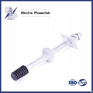nylon head dip galvanized spindle pin insulator