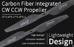 15x5 favourable carbon fiber straight cw ccw drone propeller