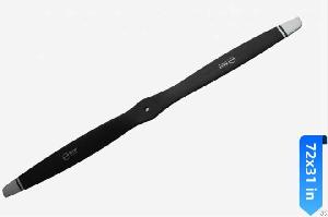 72x31 carbon fiber integrated 72 propeller manned aircraft