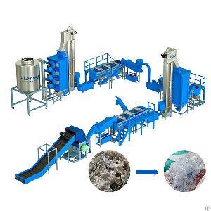 Fully Automatic 500-6000kg / H B2b Food Grade Cleaning System For Plastic Recycling Plant