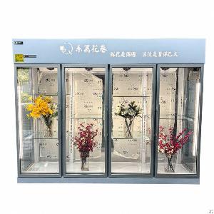Multi Door Vertical Flower Display Cooler