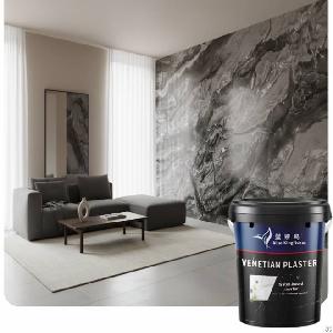 Blue Kingfisher Venetian Stucco Art Paint Simple Decoration Material Available Worldwide