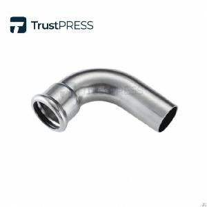 Stainless Steel 90°elbow With Plain End M Profile