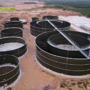 Bolted Steel Industrial Water Tanks For Coco Cola Wastewater Treatment Plant